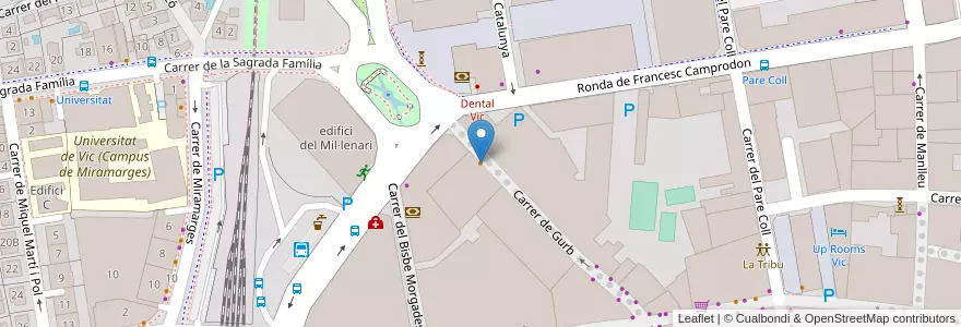 Mapa de ubicacion de El Xic en España, Catalunya, Barcelona, Osona, Vic.