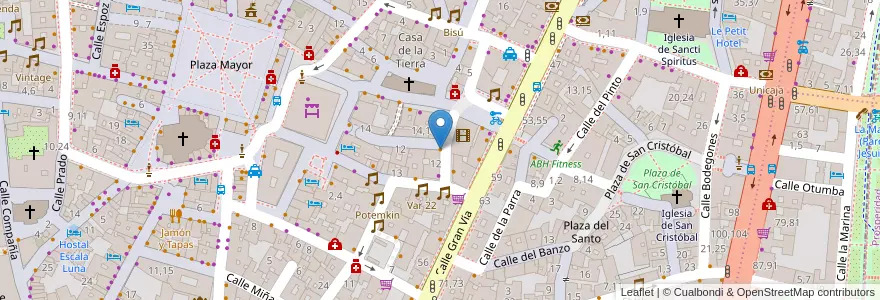 Mapa de ubicacion de El Yunque en Sepanyol, Castilla Y León, Salamanca, Campo De Salamanca, Salamanca.