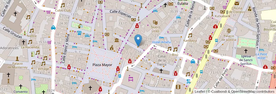 Mapa de ubicacion de El Zaguán en Spain, Castile And León, Salamanca, Campo De Salamanca, Salamanca.