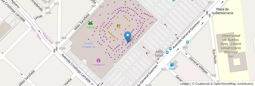 Mapa de ubicacion de Elementos Esenciales en Argentinië, Buenos Aires, Partido De Avellaneda, Avellaneda.