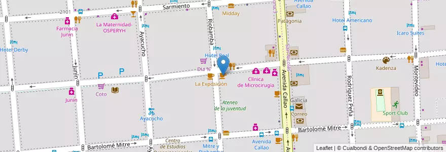 Mapa de ubicacion de Eloisa, Balvanera en アルゼンチン, Ciudad Autónoma De Buenos Aires, Comuna 3, ブエノスアイレス.