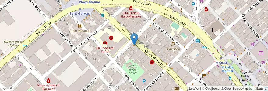 Mapa de ubicacion de Elpilar en 西班牙, Catalunya, Barcelona, Barcelonès, Barcelona.