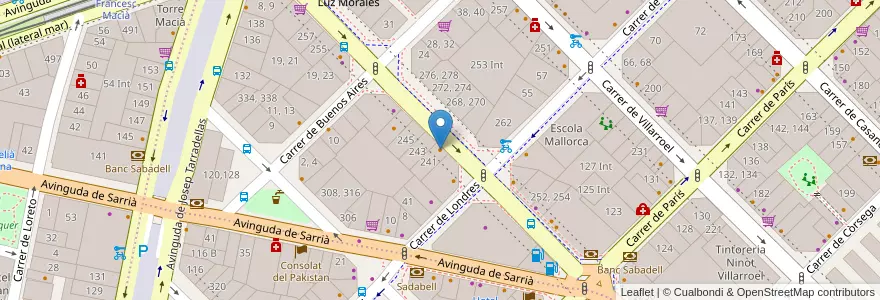 Mapa de ubicacion de Els Pinxus en Espanha, Catalunha, Barcelona, Barcelonès, Barcelona.