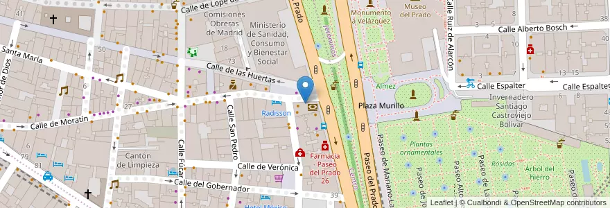 Mapa de ubicacion de Embajada de Siria en 스페인, Comunidad De Madrid, Comunidad De Madrid, Área Metropolitana De Madrid Y Corredor Del Henares, 마드리드.