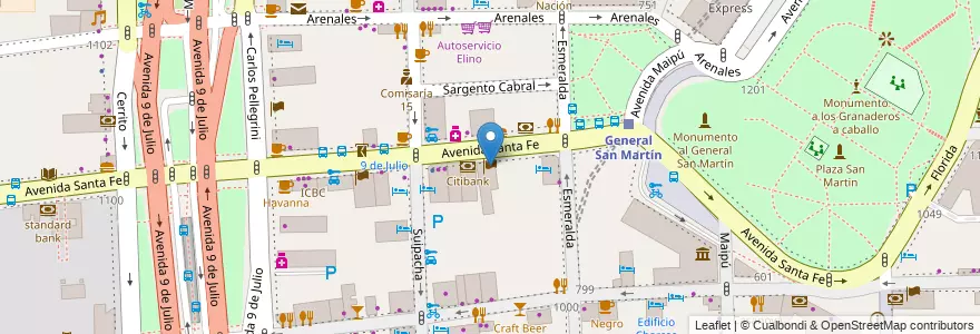 Mapa de ubicacion de Schweizerische Botschaft en Argentinien, Ciudad Autónoma De Buenos Aires, Comuna 1, Buenos Aires.