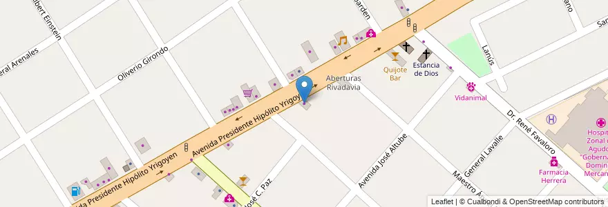 Mapa de ubicacion de Embragues Vensan en Argentinië, Buenos Aires, Partido De José C. Paz.