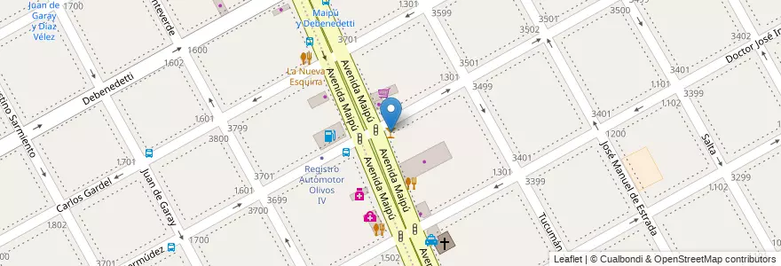 Mapa de ubicacion de Emily Daniels en Arjantin, Buenos Aires, Partido De Vicente López, Vicente López.