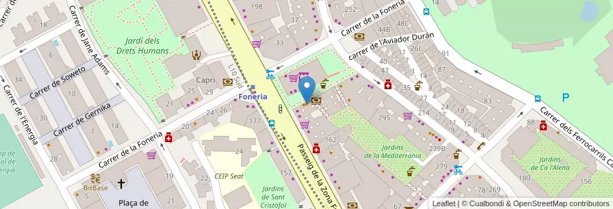Mapa de ubicacion de Empanada Club en İspanya, Catalunya, Barcelona, Barcelonès, Barcelona.