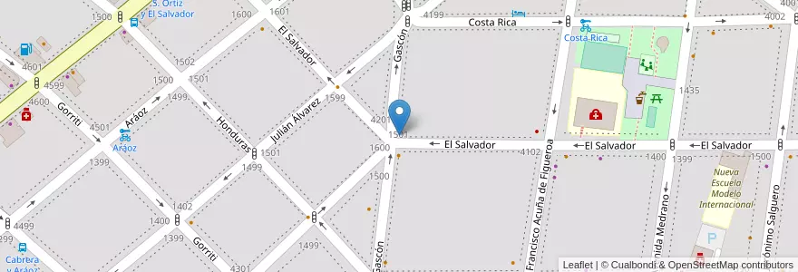 Mapa de ubicacion de Empanadas Don German, Palermo en Argentinië, Ciudad Autónoma De Buenos Aires, Buenos Aires.