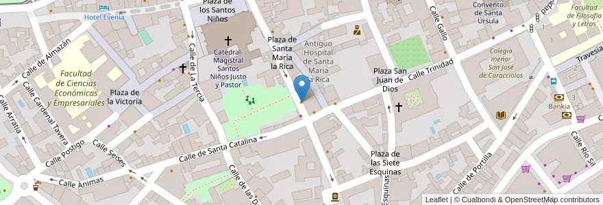 Mapa de ubicacion de Empecinado Café en اسپانیا, بخش خودمختار مادرید, بخش خودمختار مادرید, Área Metropolitana De Madrid Y Corredor Del Henares, الکالا د هنارس.