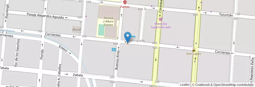 Mapa de ubicacion de Empenadas al Horno en Arjantin, Salta, Capital, Municipio De Salta, Salta.