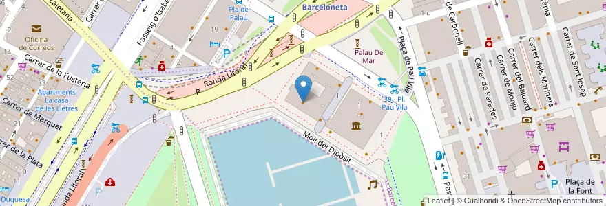 Mapa de ubicacion de Emperador en スペイン, カタルーニャ州, Barcelona, バルサルネス, Barcelona.