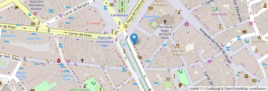 Mapa de ubicacion de Emporio en スペイン, カタルーニャ州, Barcelona, バルサルネス, Barcelona.