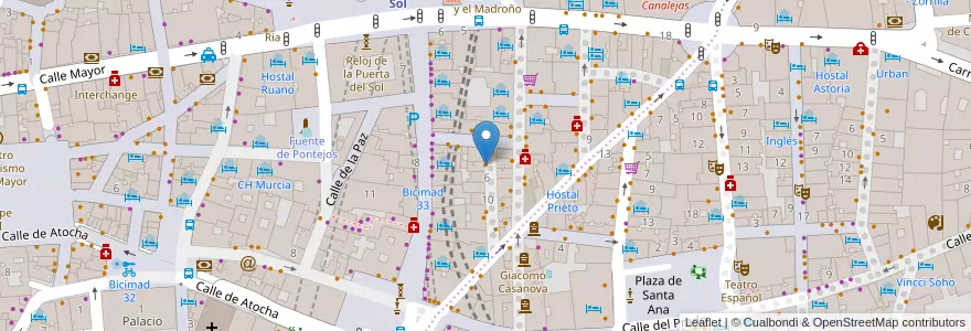 Mapa de ubicacion de En Busca del Tiempo en Spanien, Autonome Gemeinschaft Madrid, Autonome Gemeinschaft Madrid, Área Metropolitana De Madrid Y Corredor Del Henares, Madrid.
