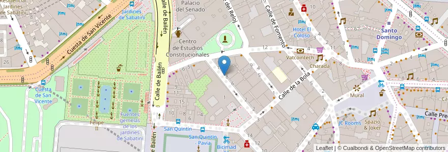 Mapa de ubicacion de ENCARNACION, CALLE, DE LA,8 en اسپانیا, بخش خودمختار مادرید, بخش خودمختار مادرید, Área Metropolitana De Madrid Y Corredor Del Henares, مادرید.