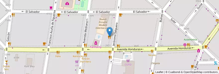 Mapa de ubicacion de Enfundá la mandolina, Palermo en Arjantin, Ciudad Autónoma De Buenos Aires, Buenos Aires, Comuna 14.