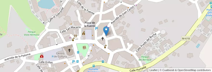 Mapa de ubicacion de English Academy en Испания, Мадрид, Мадрид, Cuenca Alta Del Manzanares, Hoyo De Manzanares.