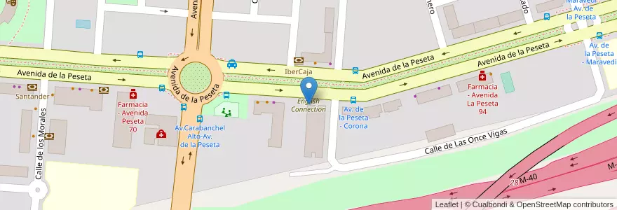 Mapa de ubicacion de English Connection en Spain, Community Of Madrid, Community Of Madrid, Área Metropolitana De Madrid Y Corredor Del Henares, Leganés.