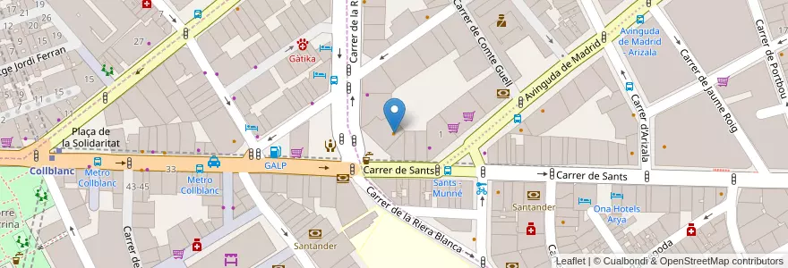 Mapa de ubicacion de Enka 3 en Sepanyol, Catalunya, Barcelona, Barcelonès, Barcelona, L'Hospitalet De Llobregat.