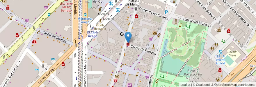Mapa de ubicacion de Enric Ventura en Spagna, Catalunya, Barcelona, Barcelonès, Barcelona.