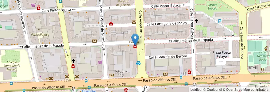 Mapa de ubicacion de Enrique Celdrán 12H en إسبانيا, منطقة مرسية, منطقة مرسية, Campo De Cartagena Y Mar Menor, Cartagena.
