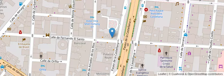Mapa de ubicacion de Enso Sushi en إسبانيا, منطقة مدريد, منطقة مدريد, Área Metropolitana De Madrid Y Corredor Del Henares, مدريد.