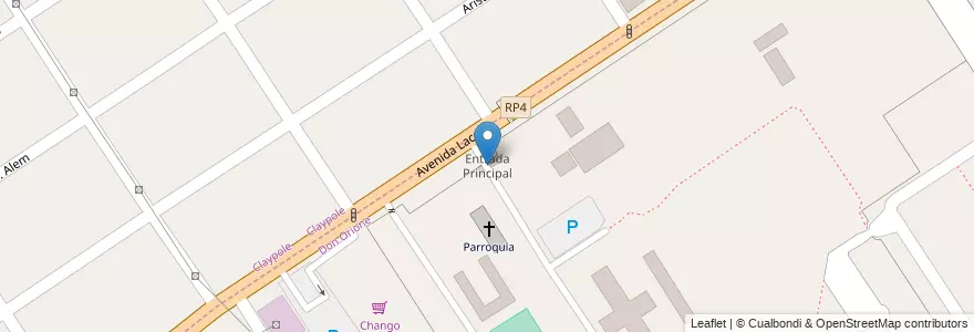 Mapa de ubicacion de Entrada Principal en Arjantin, Buenos Aires, Partido De Almirante Brown, Claypole.