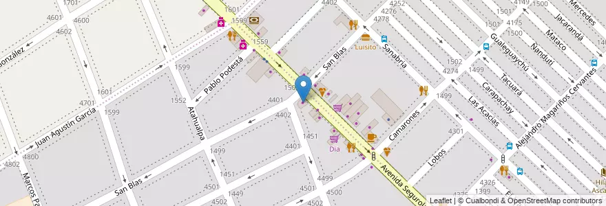 Mapa de ubicacion de Entre Aromas, Velez Sarsfield en 阿根廷, Ciudad Autónoma De Buenos Aires, 布宜诺斯艾利斯, Comuna 10.