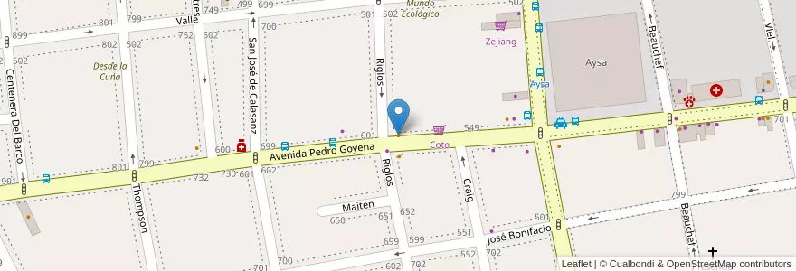 Mapa de ubicacion de Entre Mares, Caballito en Arjantin, Ciudad Autónoma De Buenos Aires, Buenos Aires, Comuna 6.