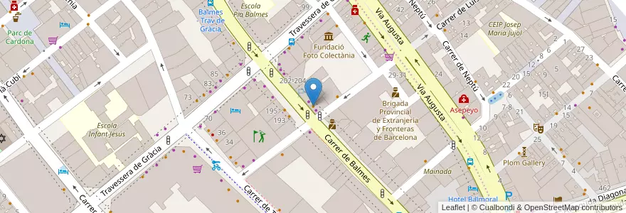 Mapa de ubicacion de Entre Tapes en Sepanyol, Catalunya, Barcelona, Barcelonès, Barcelona.