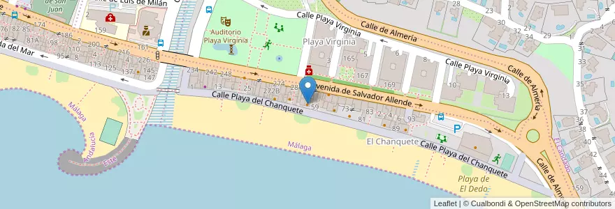 Mapa de ubicacion de Entremares en Spagna, Málaga-Costa Del Sol, Málaga.