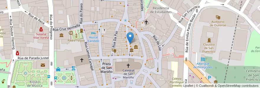 Mapa de ubicacion de Enxebre en 스페인, Galicia / Galiza, Ourense, Ourense, Ourense.