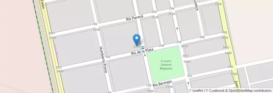 Mapa de ubicacion de EP N° 16 "Almafuerte" en Arjantin, Buenos Aires, Partido De Coronel De Marina Leonardo Rosales, Punta Alta.