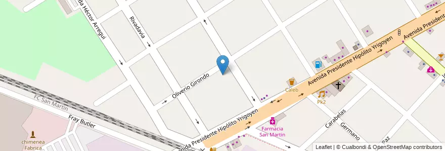 Mapa de ubicacion de EP N1 VICENTE R. ROTTA en Argentina, Provincia Di Buenos Aires, Partido De José C. Paz.