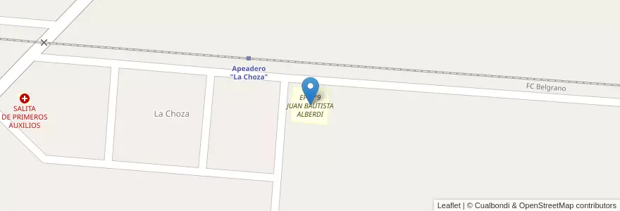 Mapa de ubicacion de EP N°9 JUAN BAUTISTA ALBERDI en Argentina, Buenos Aires, Partido De General Las Heras.