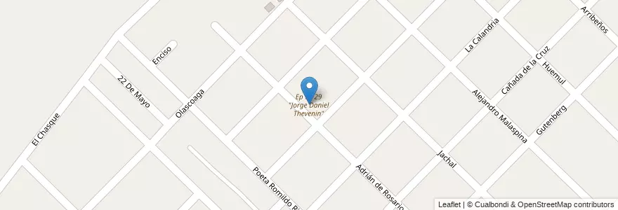 Mapa de ubicacion de Ep Nº 29 "Jorge Daniel Thevenin" en 아르헨티나, 부에노스아이레스주, Partido De Hurlingham, William C. Morris.