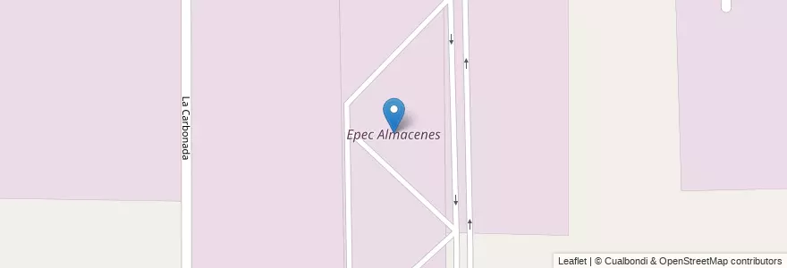 Mapa de ubicacion de Epec Almacenes en الأرجنتين, Córdoba, Departamento Capital, Pedanía Capital, Córdoba, Municipio De Córdoba.
