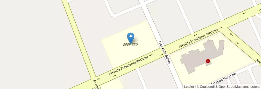 Mapa de ubicacion de EPEP 530 en Argentine, Formosa, Departamento Pilcomayo, Municipio De Laguna Blanca.
