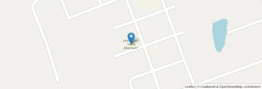 Mapa de ubicacion de EPEP N°217 "Paula Albarracín" en アルゼンチン, フォルモサ州, Departamento Formosa, Municipio De Formosa, Formosa.