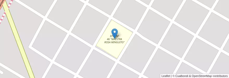 Mapa de ubicacion de EPES Nº 46 "MAESTRA ROSA MINGUITO" en 아르헨티나, Formosa, Departamento Formosa, Municipio De Villa Del Carmen.