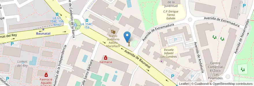 Mapa de ubicacion de Eq. Aten. Temprana Alcobendas-S.S. Reyes en Spain, Community Of Madrid, Community Of Madrid, Área Metropolitana De Madrid Y Corredor Del Henares, San Sebastián De Los Reyes.