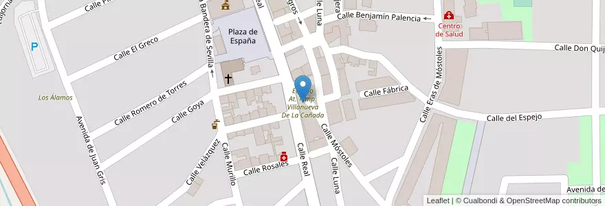 Mapa de ubicacion de Equipo At. Temp. Villanueva De La Cañada en Spain, Community Of Madrid, Community Of Madrid, Cuenca Del Guadarrama, Villanueva De La Cañada.