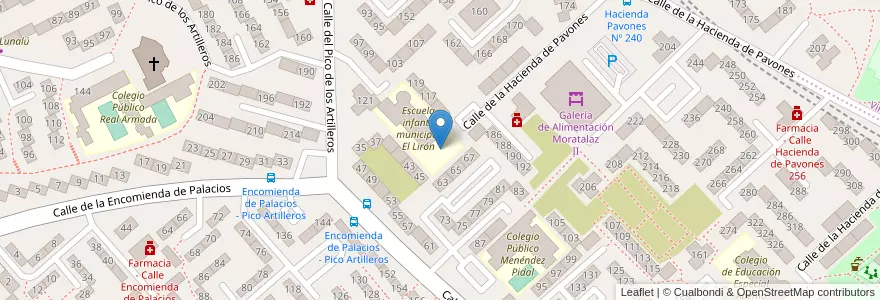 Mapa de ubicacion de Equipo Atención Temprana Moratalaz-Villa Vallecas en Spagna, Comunidad De Madrid, Comunidad De Madrid, Área Metropolitana De Madrid Y Corredor Del Henares, Madrid.