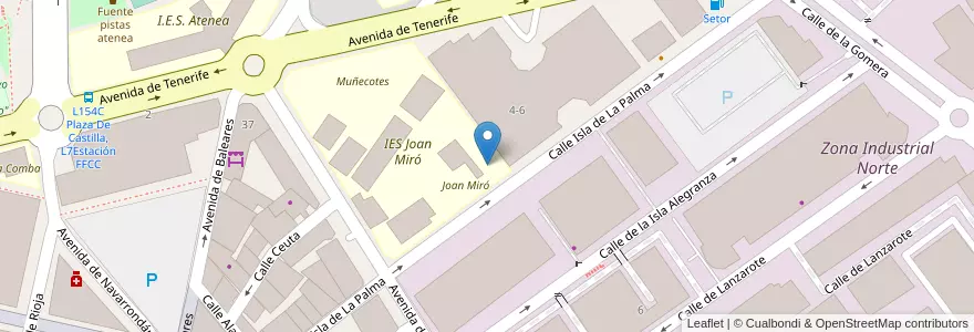 Mapa de ubicacion de Equipo General S. Sebastián de los Reyes en スペイン, マドリード州, Comunidad De Madrid, Área Metropolitana De Madrid Y Corredor Del Henares, San Sebastián De Los Reyes.