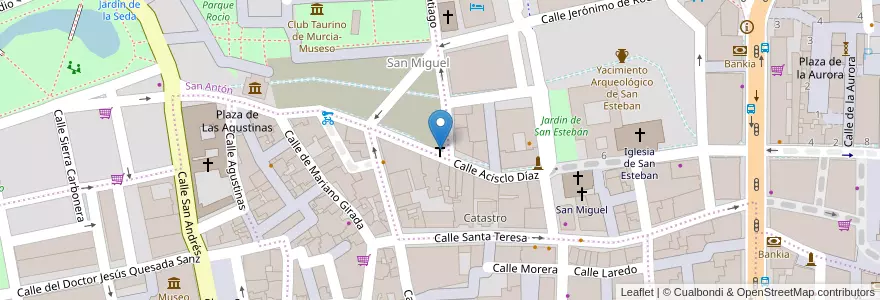 Mapa de ubicacion de Ermita Vieja en スペイン, ムルシア州, ムルシア州, Área Metropolitana De Murcia, Murcia.