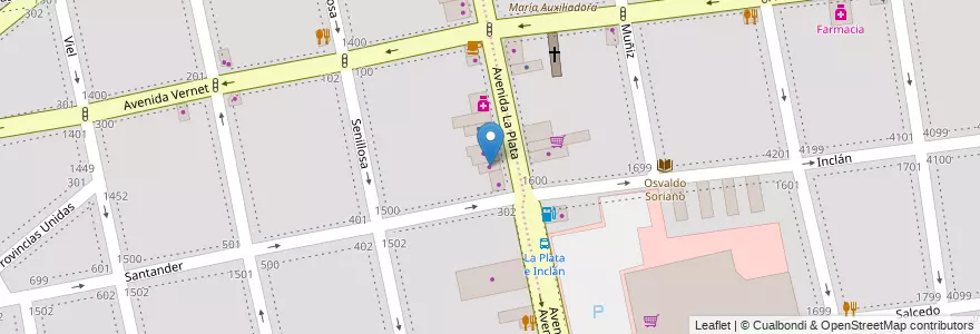 Mapa de ubicacion de Ernesto Automotores, Parque Chacabuco en Argentinië, Ciudad Autónoma De Buenos Aires, Buenos Aires.