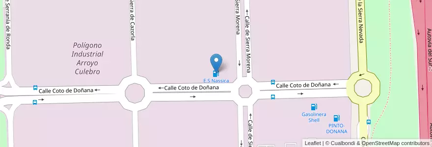 Mapa de ubicacion de E.S Nassica en Испания, Мадрид, Мадрид, Área Metropolitana De Madrid Y Corredor Del Henares, Pinto.
