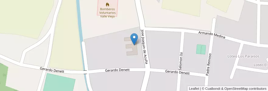 Mapa de ubicacion de Esc. 227 Villa Dolores en 아르헨티나, Catamarca, Departamento Valle Viejo, Municipio De Valle Viejo, Villa Dolores.