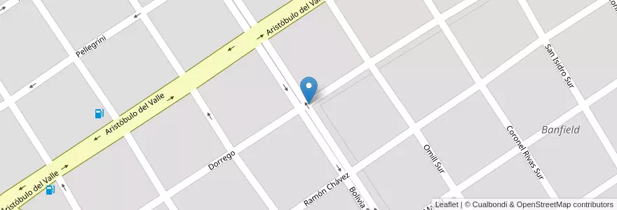 Mapa de ubicacion de Esc. Nº 446 Dr. Carlos Coronel en アルゼンチン, サンティアゴ・デル・エステロ州, Departamento Banda, La Banda.