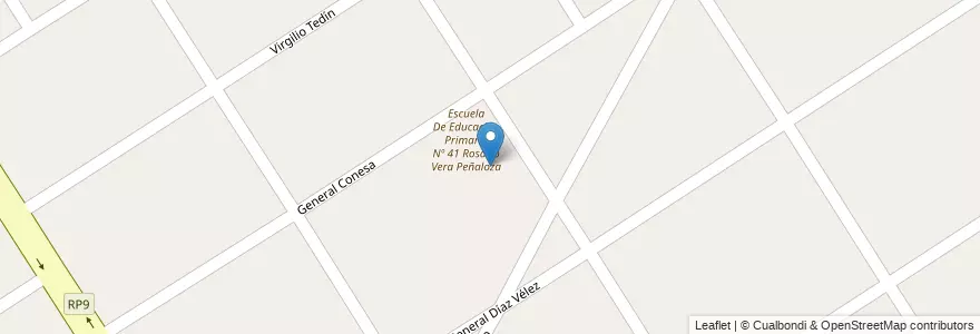 Mapa de ubicacion de Esc. Secundaria Basica Nº44 en Arjantin, Buenos Aires, Partido De Tigre, Benavídez.